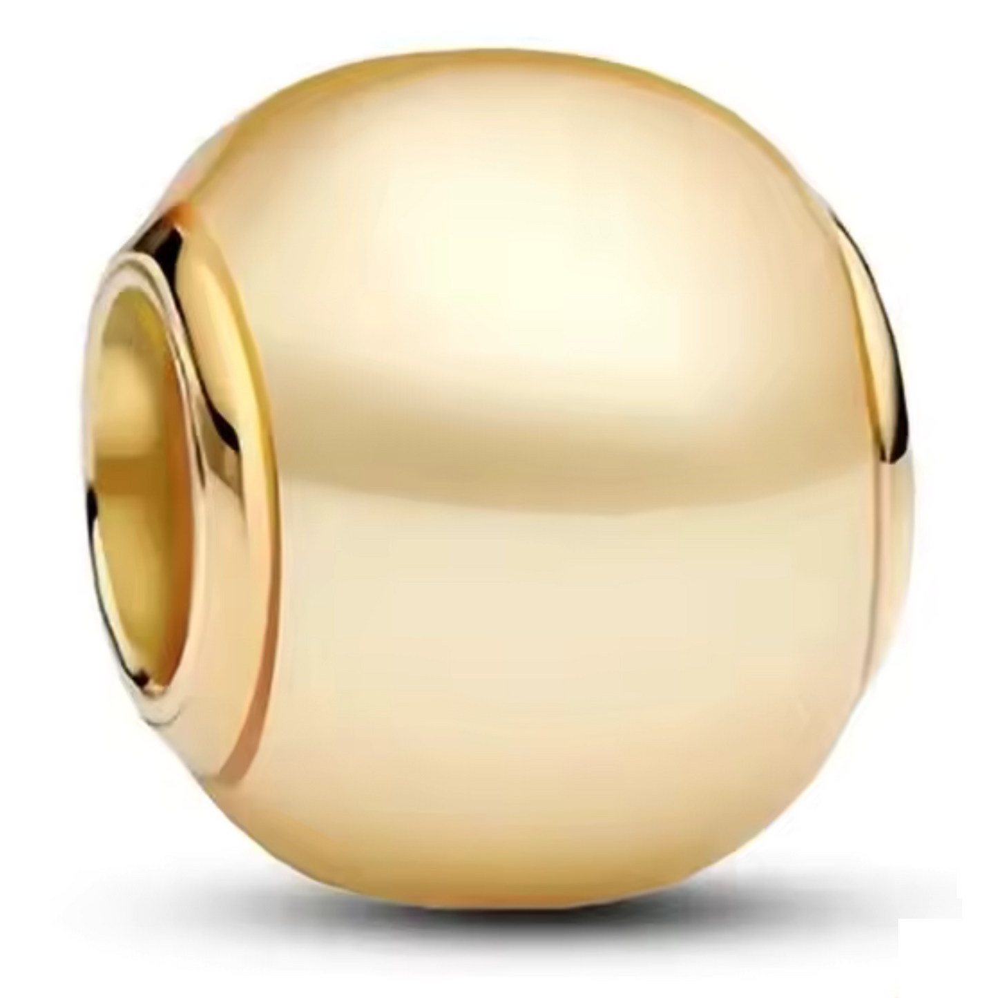 Runder Charm - Gold oder Weiß