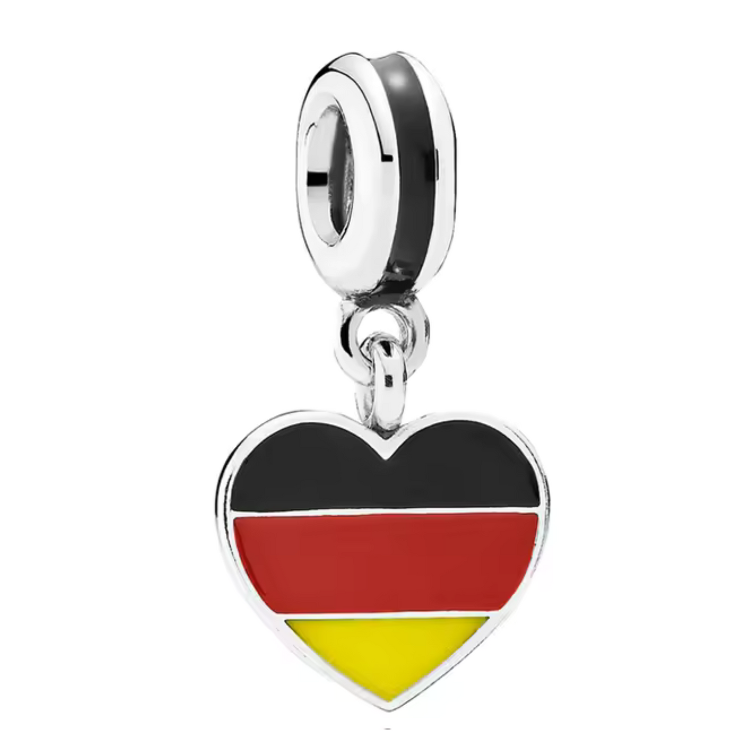 Charm Pendant - Heart Flag (14 Countries Available)