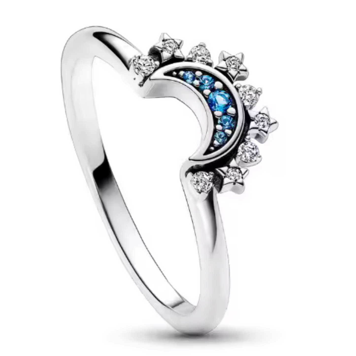 Bague Lune Scintillante – Élégance Céleste et Reflets Étoilés