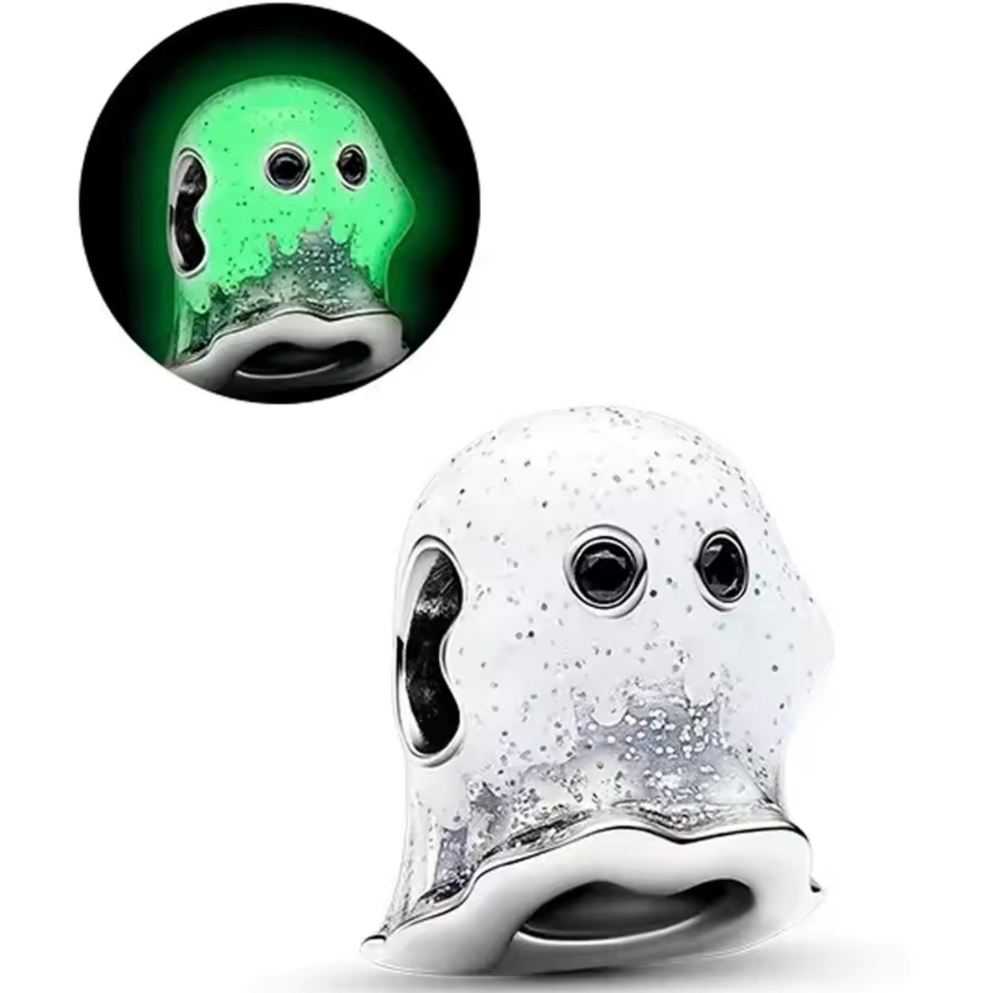 Charm - Phosphorescent Ghost Boo "Glow in the Dark"