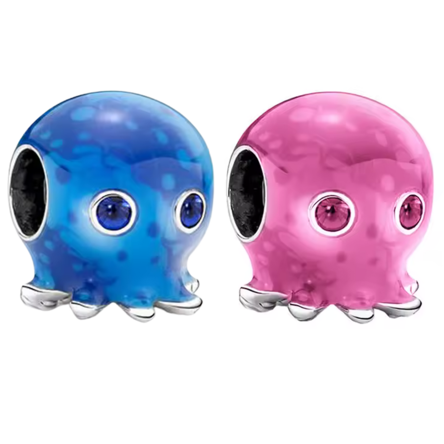 Special Offer - Blue Octopus and Pink Octopus Charm