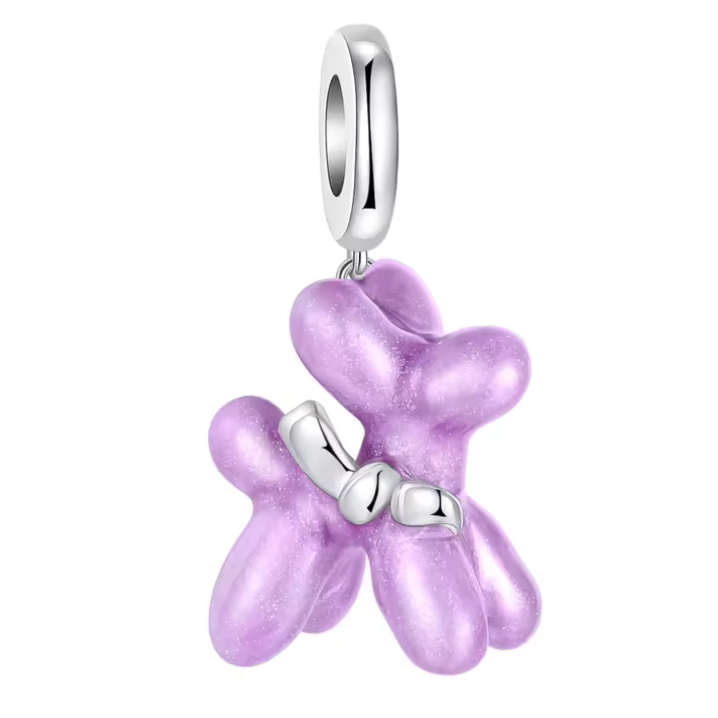 Pink Dog Pendant Charm – Soft Companion