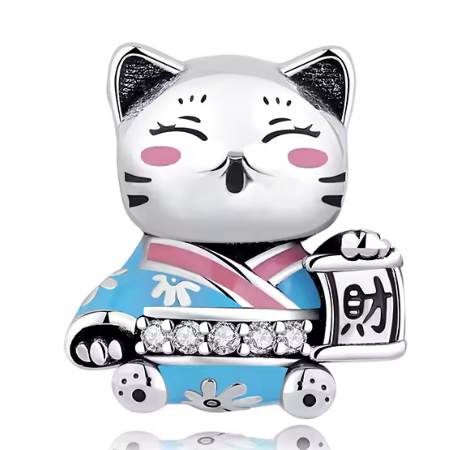 Maneki-Neko Savant Charm – Symbol der Weisheit und des Glücks