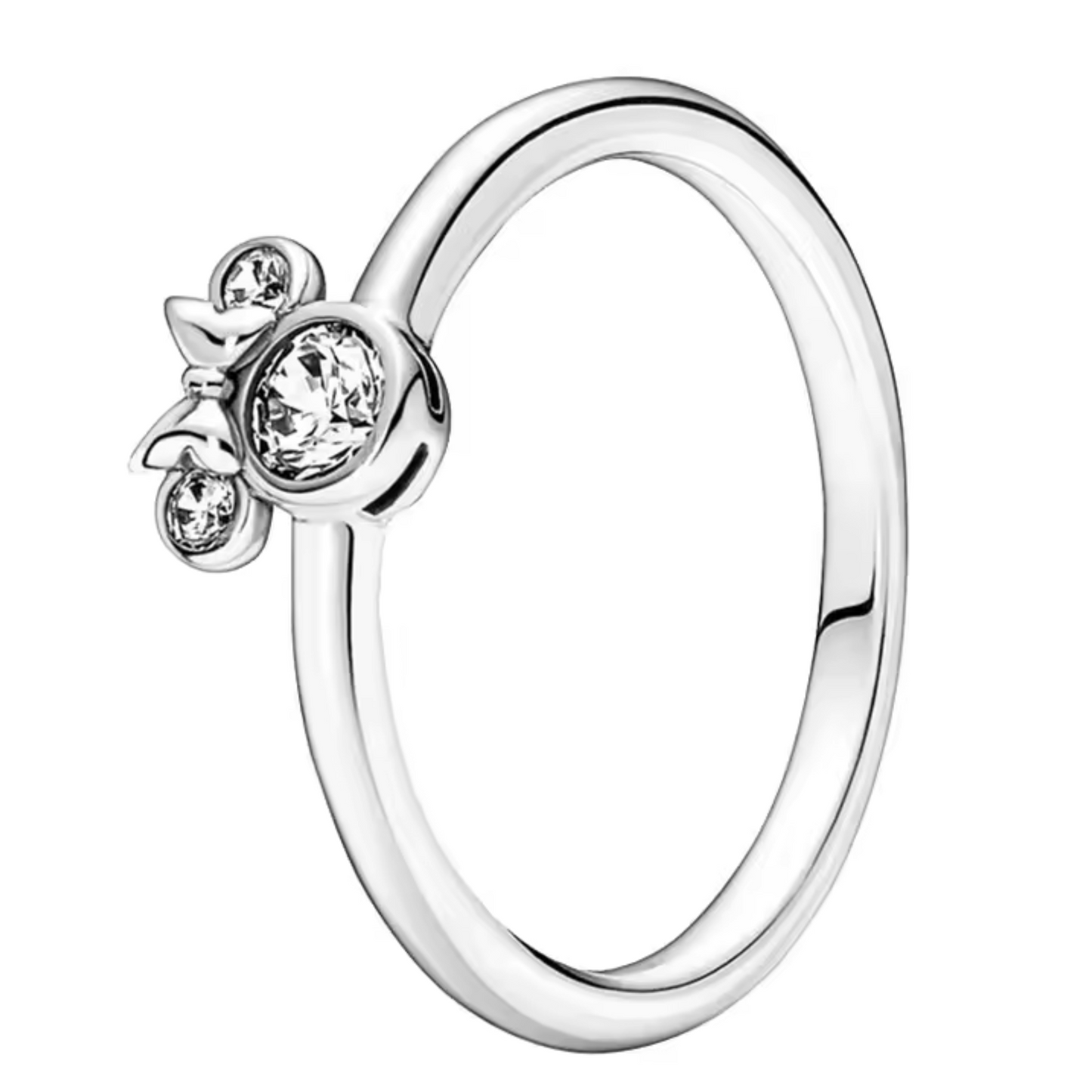 Minnie Symbol Silver Ring – Disney Sweetness and Elegance