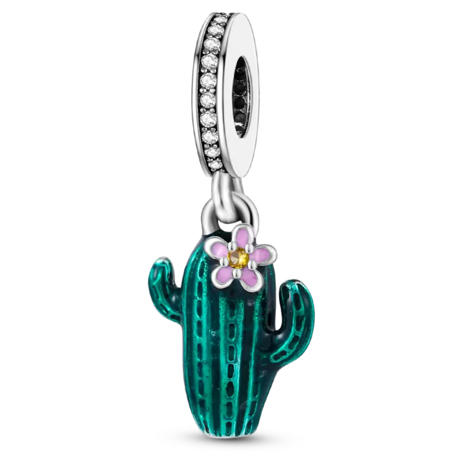 Cactus Pendant Charm – Elegance and Nature at Your Fingertips
