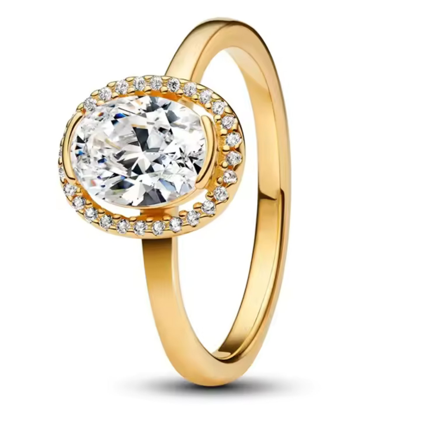 Elegant Ring with Central Brilliant – Timeless Refinement