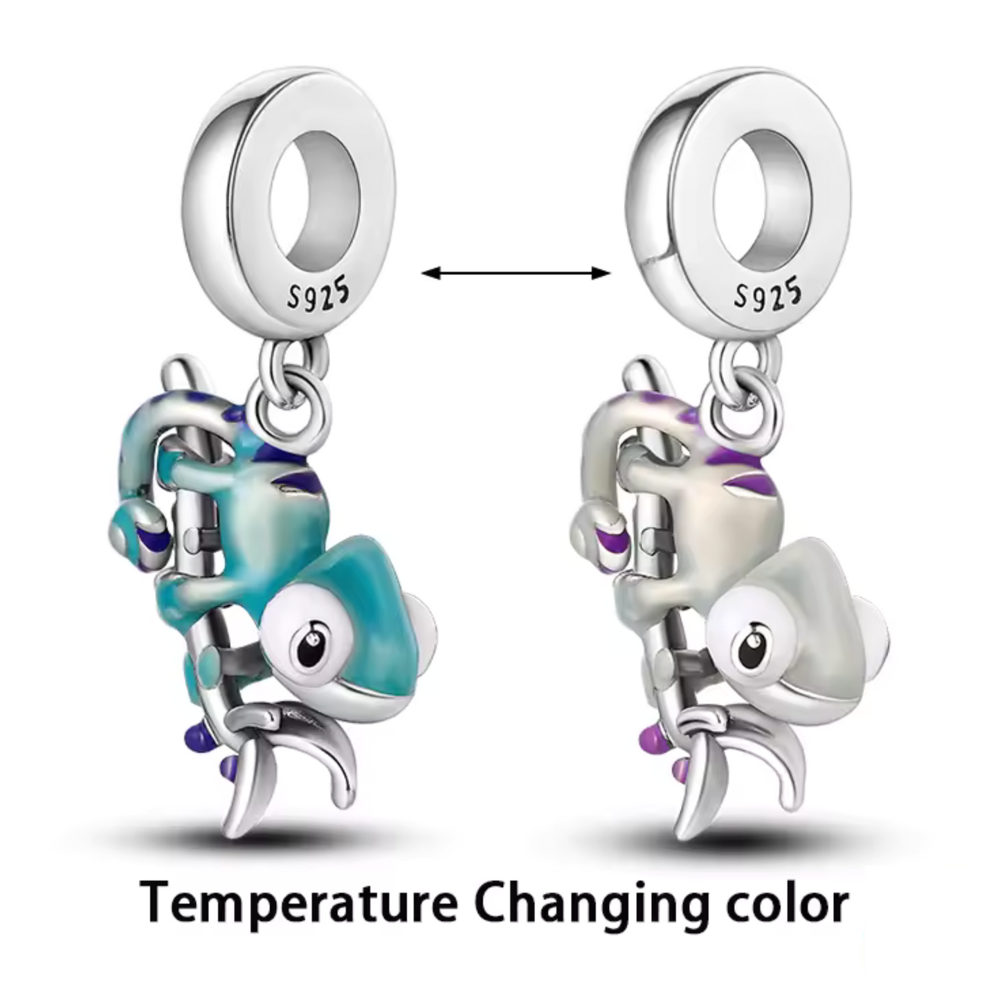 Chameleon Pendant Charm – "Glow with Heat"