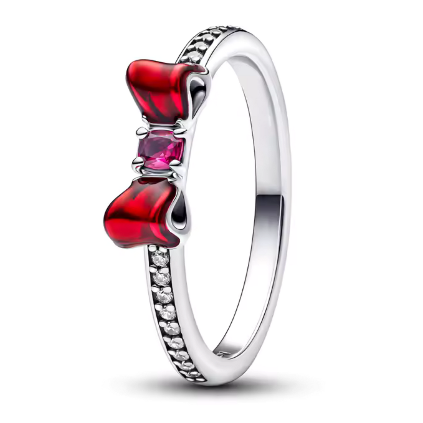 Snow White's Bow Silver Ring – Fairytale Charm and Innocence