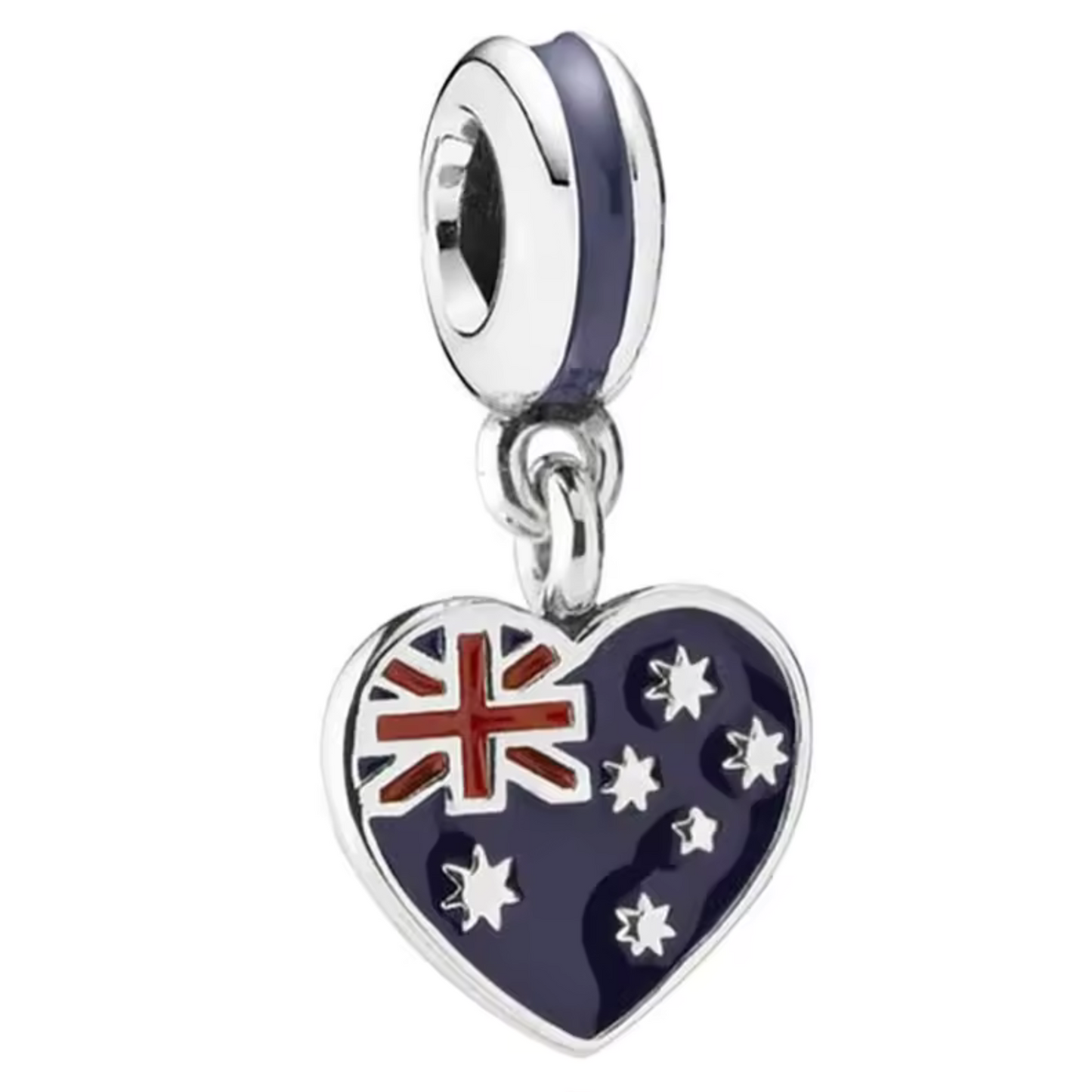 Charm Pendant - Heart Flag (14 Countries Available)