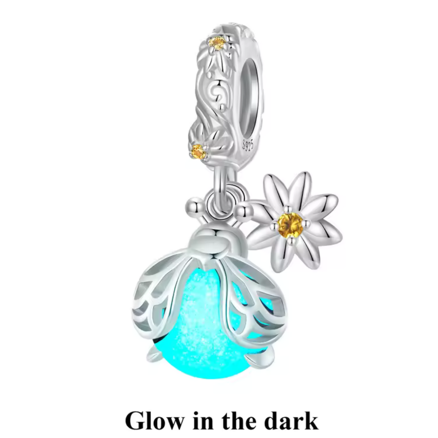 Kleiner Glühwürmchen-Anhänger - "Glow in the Dark"