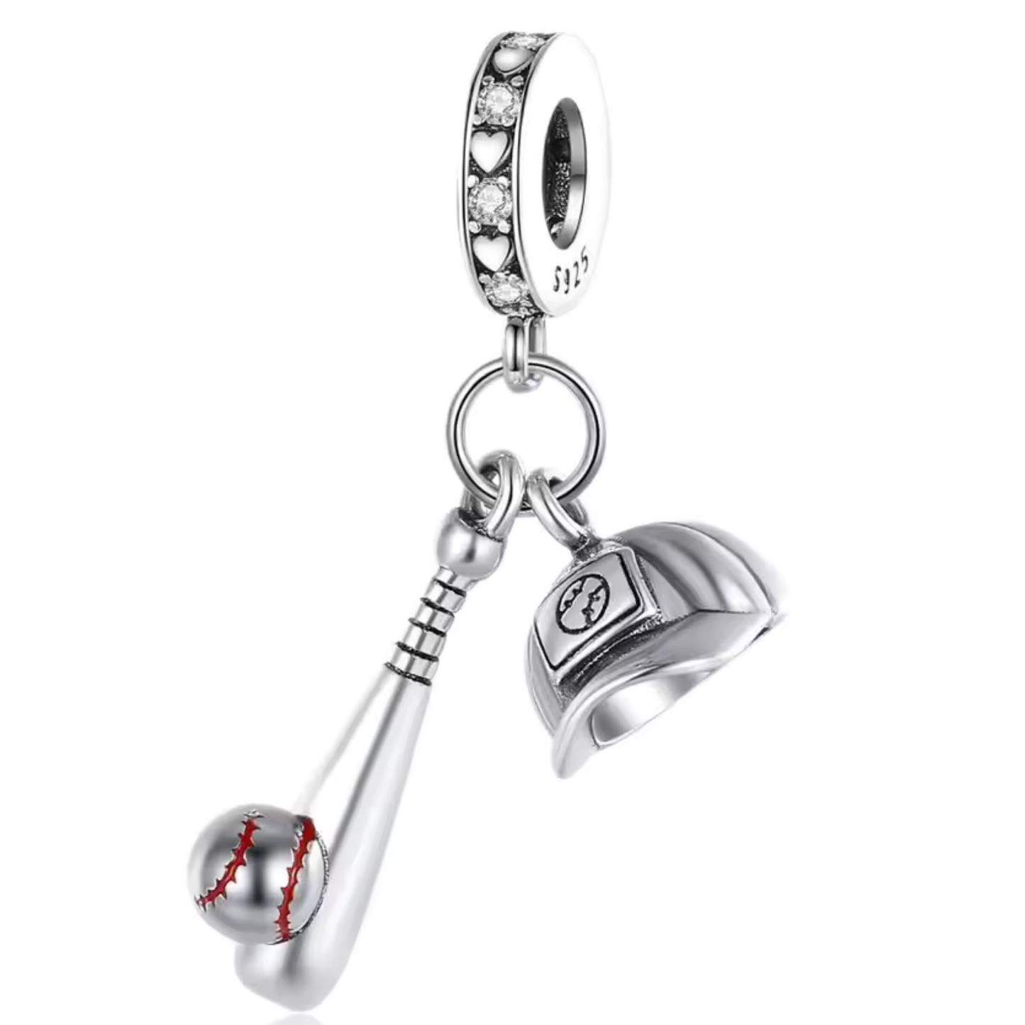 Charm – Baseballschläger und Kappe