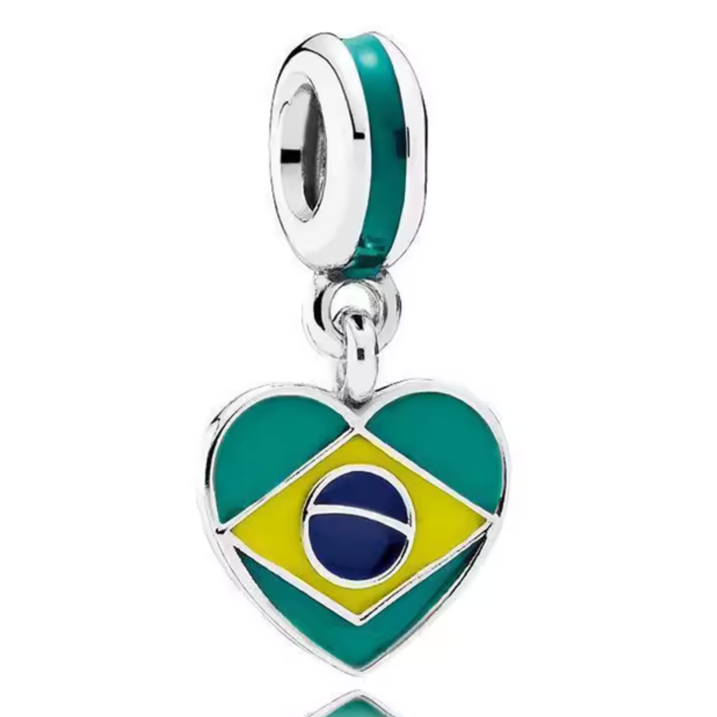 Charm Pendant - Heart Flag (14 Countries Available)