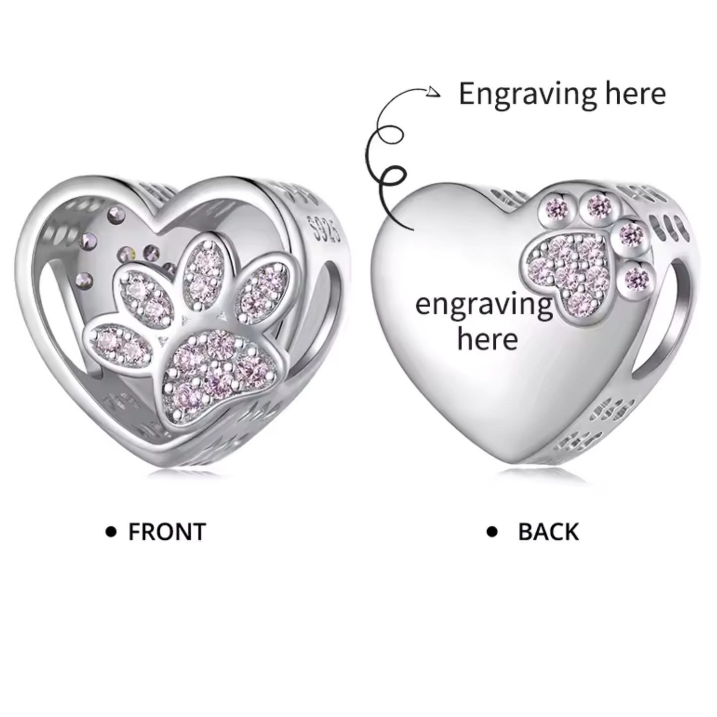 Personalisierter Hundepfoten-Anhänger mit Gravur – Einzigartiger Schmuck zum Personalisieren