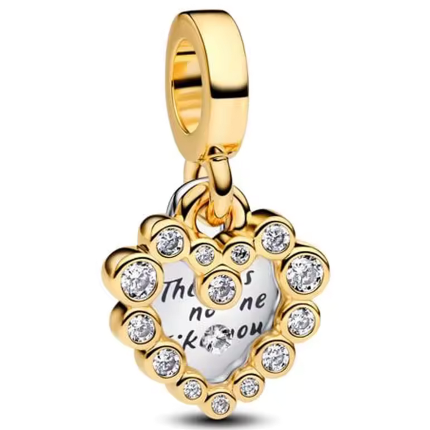 Doppelherz-Charm | Silber oder Gold