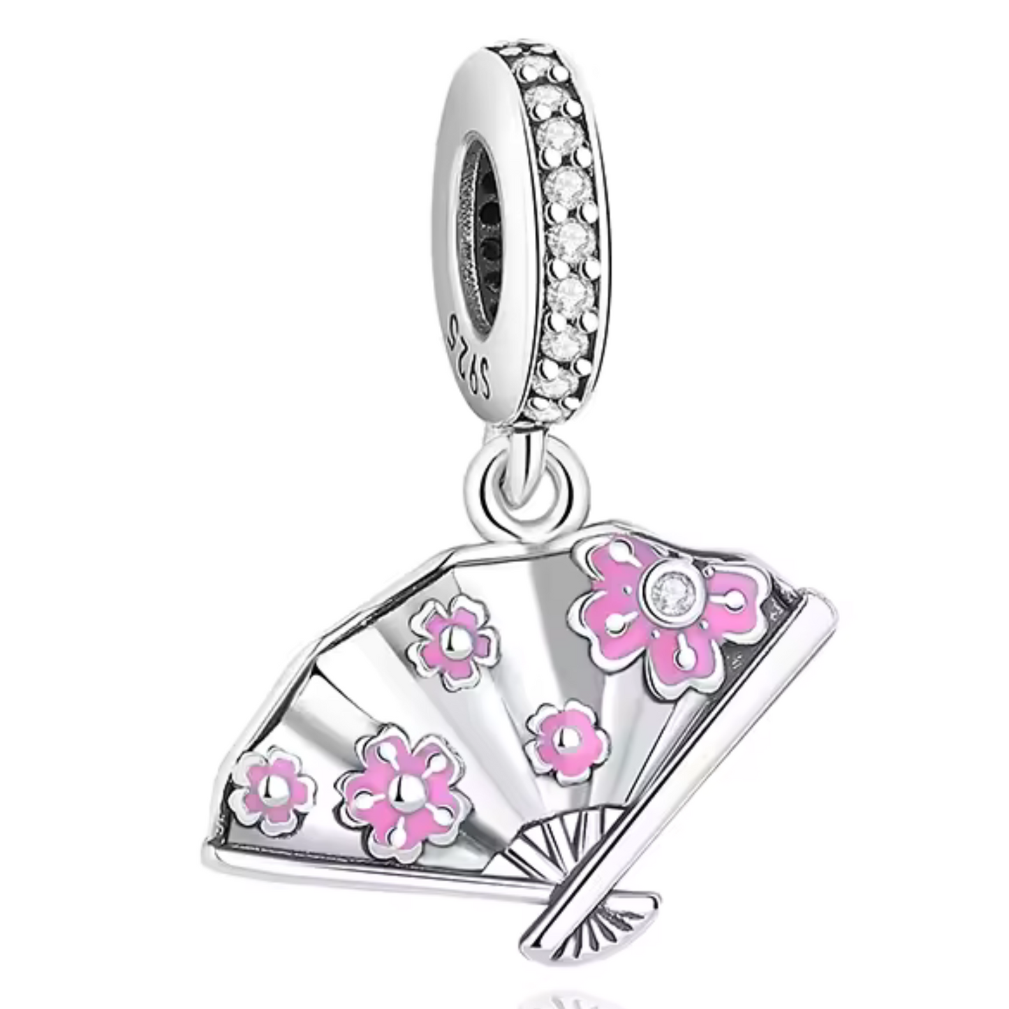 Charm Pendentif - Éventail Étincelant | Nouvel an chinois