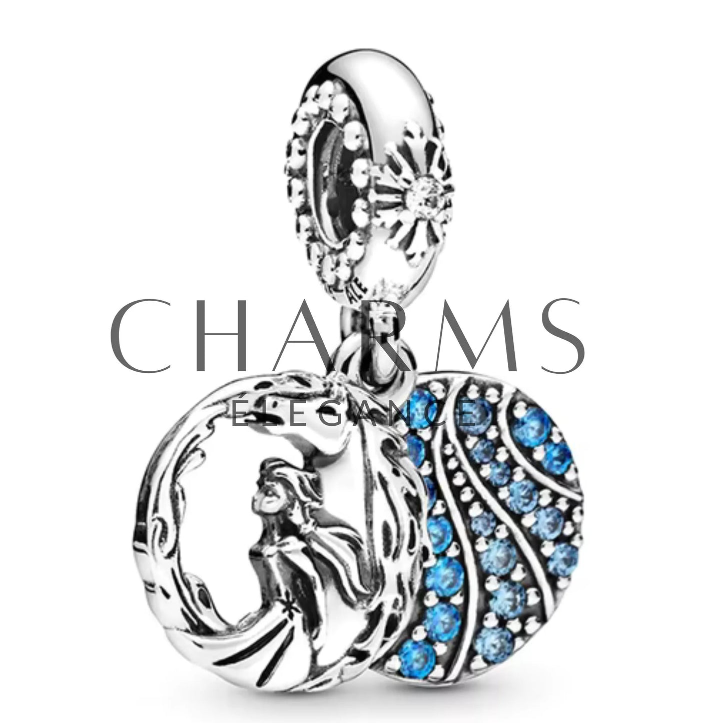 Charm Pendentif - Médaillon Elsa | La Reine des Neiges - Charms Élégance