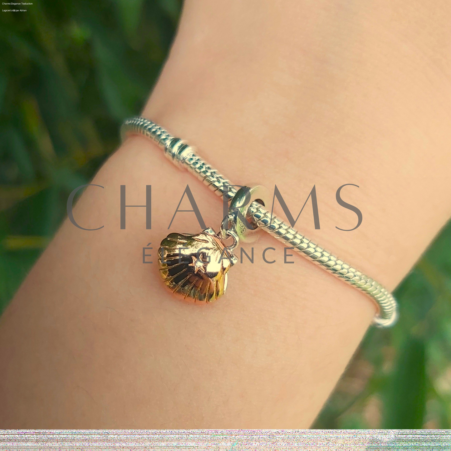 Charm Coquillage avec Perle - Charms Élégance