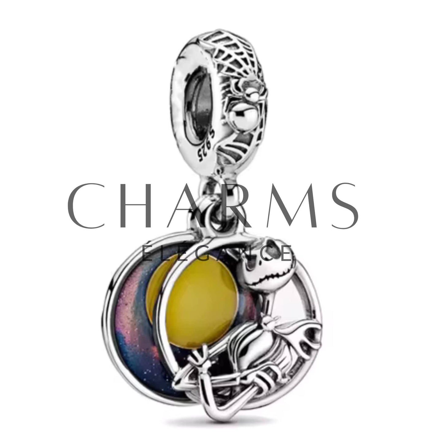 Charm Pendentif - Médaillon Jack | L'Étrange Noël de Monsieur Jack