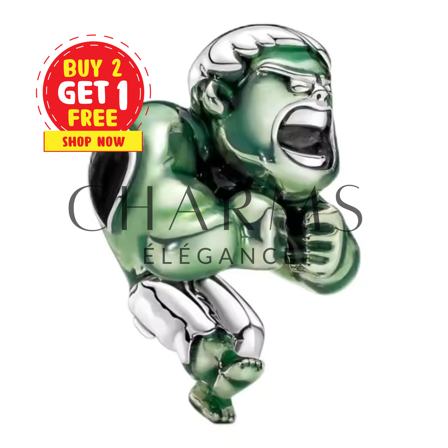 Charm - Hulk | Marvel - Charms Élégance