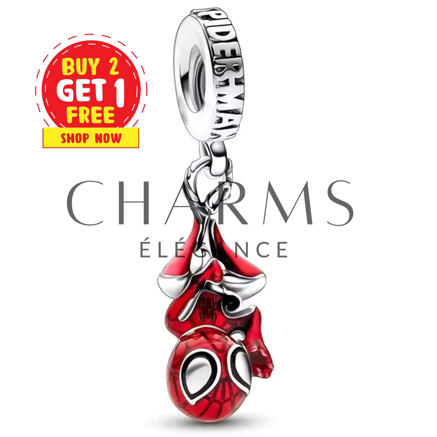 Charm Pendentif - Spider Man | Marvel - Charms Élégance
