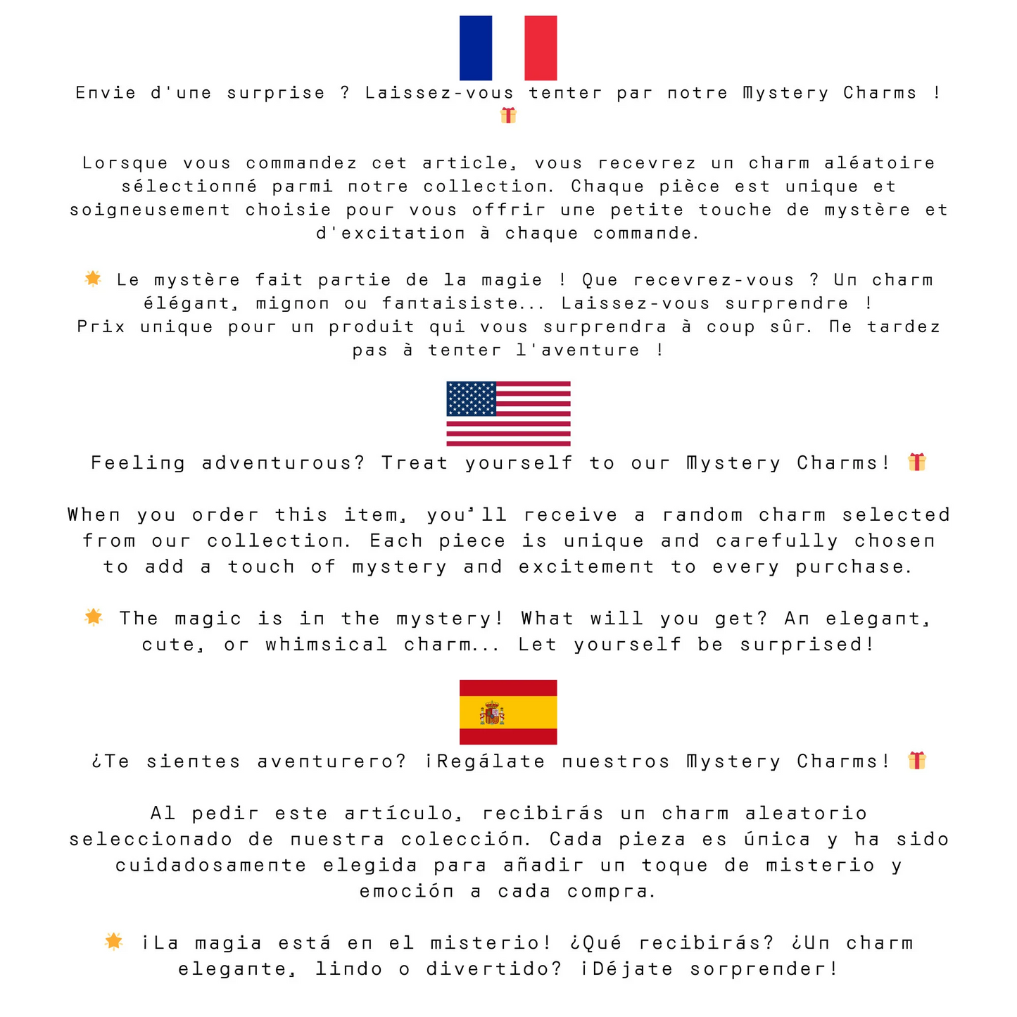 Mystery Charms - Charms Élégance