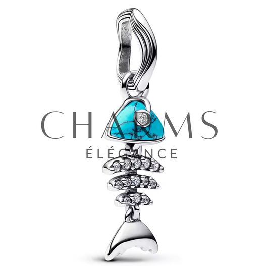 Fish Skeleton Pendant Charm – Originality and Marine Spirit