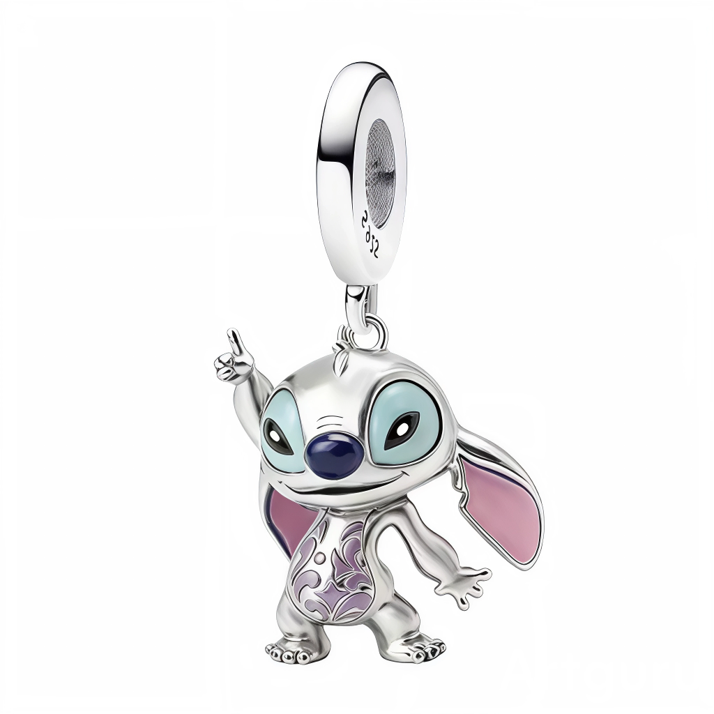 Charm-Anhänger - Stitch Peace and Love