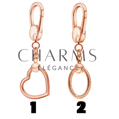 Porte-clés pour Charms - Rose Gold