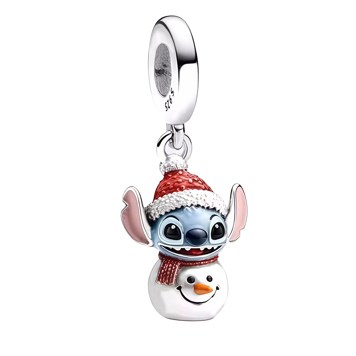 Charm Pendant - Stitch Snowman