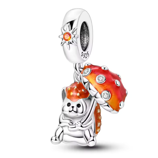 Silver Hedgehog Charm – Little Creature Full of Charm and Spirit