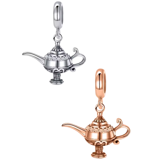 Zauberlampe-Anhänger – Bronze und Silber