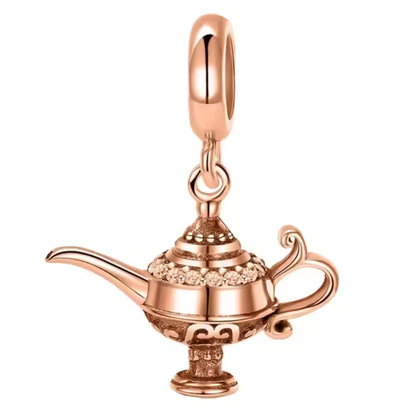 Zauberlampe-Anhänger – Bronze und Silber