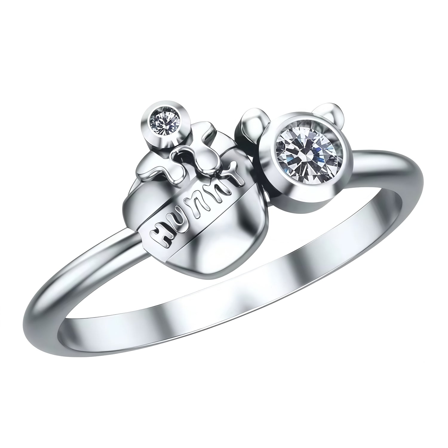 Apporte une touche douce et ludique à ton style avec cette bague inspirée de Winnie l’Ourson. Son design ajustable et délicat, souvent proposé en laiton plaqué ou en argent selon les modèles, évoque la tendresse, l’enfance et l’univers chaleureux de Disney. Un bijou charmant et facile à porter, parfait pour les fans de Winnie et des accessoires inspirés des personnages cultes.

Caractéristiques :

-&nbsp;Matière : Argent 925
-&nbsp;Design : Bague Winnie l’Ourson avec motif Disney et finition soignée.
-&nbsp