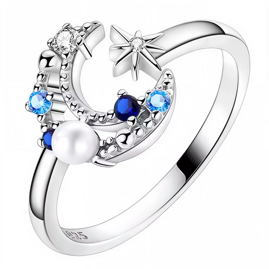 Bague délicate représentant une lune accompagnée d’une petite étoile scintillante. Son design raffiné et poétique en fait un bijou idéal pour un style élégant et rêveur. Ajustable, elle s’adapte facilement à toutes les tailles de doigt.

Caractéristiques

– Métal : argent 925
– Design : lune avec petite étoile
– Taille : réglable
– Finition brillante et élégante