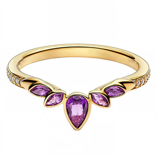 Apportez une touche féerique et colorée à votre style avec cette bague en Argent 925 doré, inspirée de Raiponce, ornée de détails violets délicats. Un bijou raffiné et enchanteur parfait pour sublimer votre quotidien avec une touche de magie.

Caractéristiques
– Matière : Argent 925 doré.
– Design : Motifs inspirés de Raiponce avec détails violets subtils.
– Coloris : Doré brillant avec accents violets.
– Style : Féérique, raffiné et enchanteur.