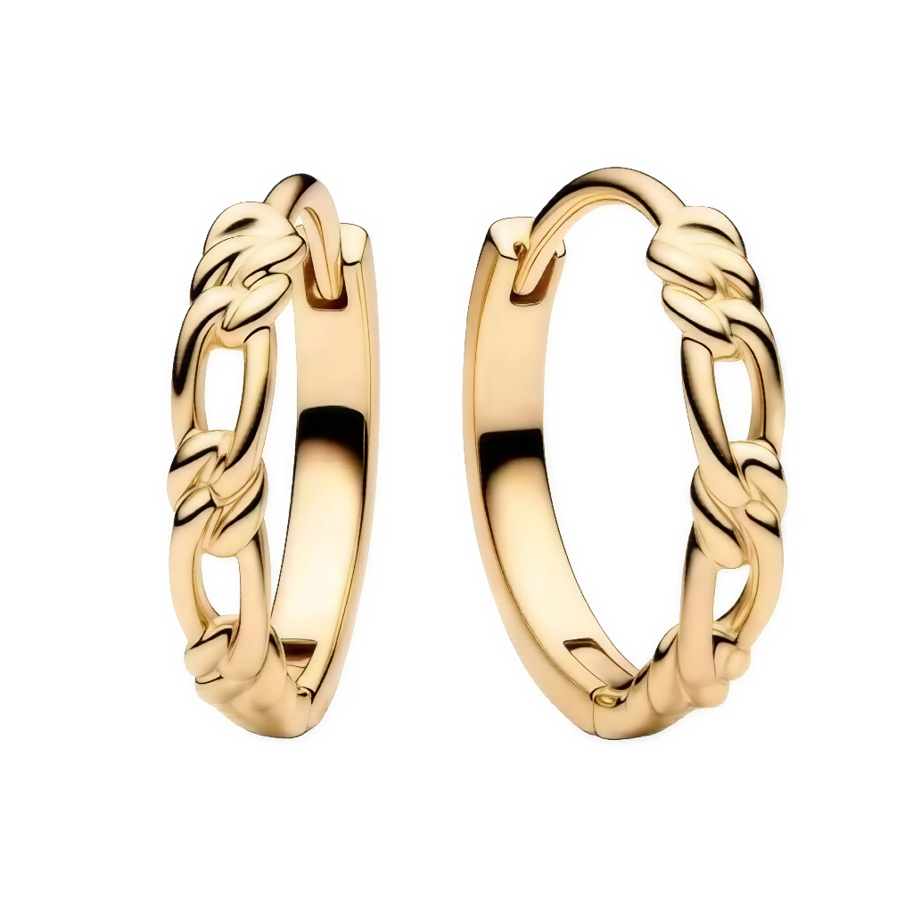 Ces boucles créoles élégantes arborent une chaîne tressée torsadée continue en argent 925 poli, formant un cercle harmonieux et texturé autour de l’oreille pour un effet sophistiqué et fluide. La finition lisse et robuste assure un porté léger et durable, avec un design intemporel captivant la lumière à chaque mouvement. Elles fusionnent minimalisme chic et texture artisanale, idéales pour rehausser un look quotidien ou soirée avec finesse argentée.

Caractéristiques :

Matière : Argent 925 (S925).
Design :