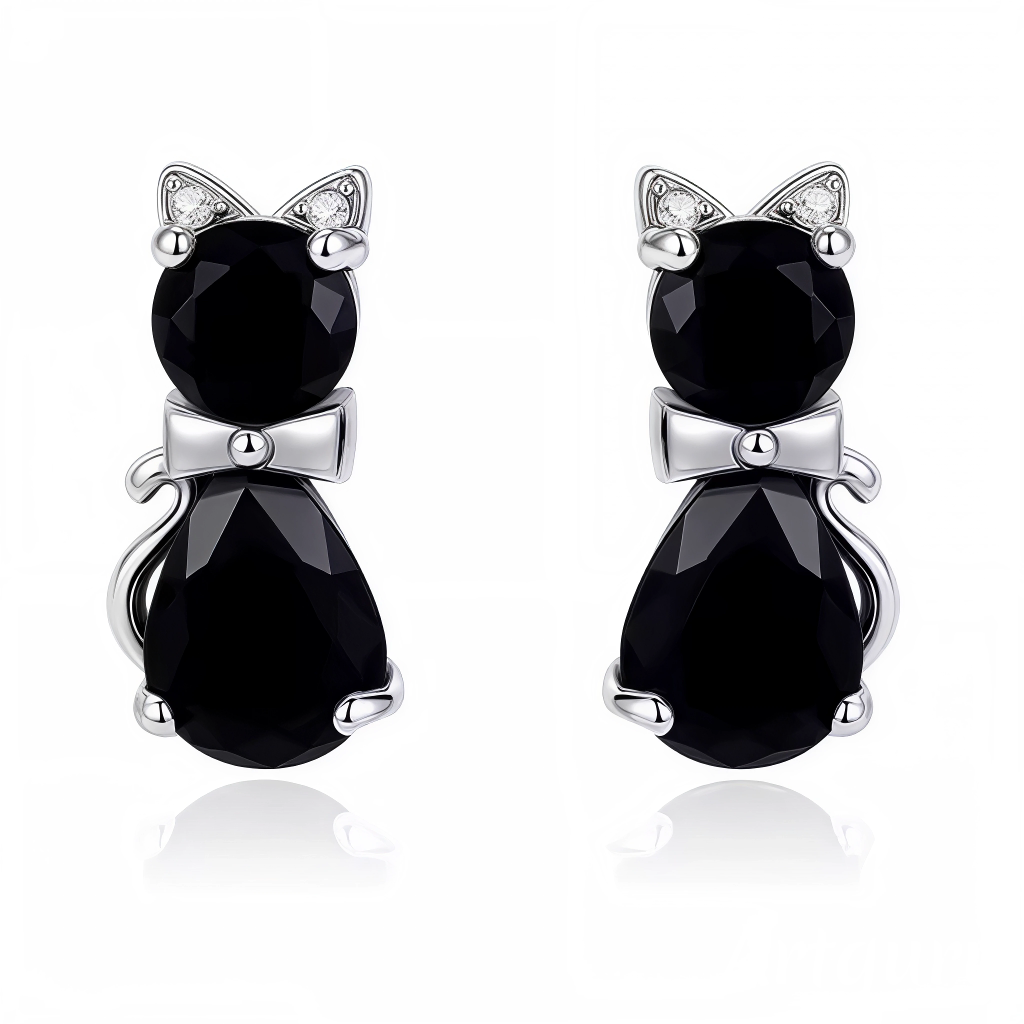Paire de boucles d’oreilles en argent 925 représentant de petits chats noirs élégants. Un bijou original et raffiné, idéal pour apporter une touche mystérieuse, féline et tendance à votre style.

Caractéristiques

– Métal : argent 925
– Design : chat noir
– Type : boucles d’oreilles
– Finition élégante et détaillée