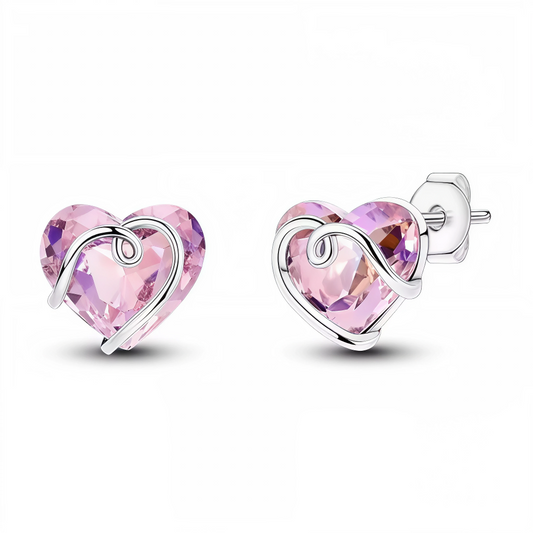 Ajoutez une touche de tendresse et de lumière à votre style avec ces boucles d’oreilles en argent 925 ornées d’un cœur rose scintillant. Leur design délicat et romantique en fait un bijou parfait pour sublimer vos tenues du quotidien comme vos looks élégants.