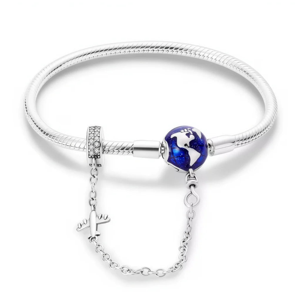 Bundle - Travel and Adventure Bracelet with 3 Charms