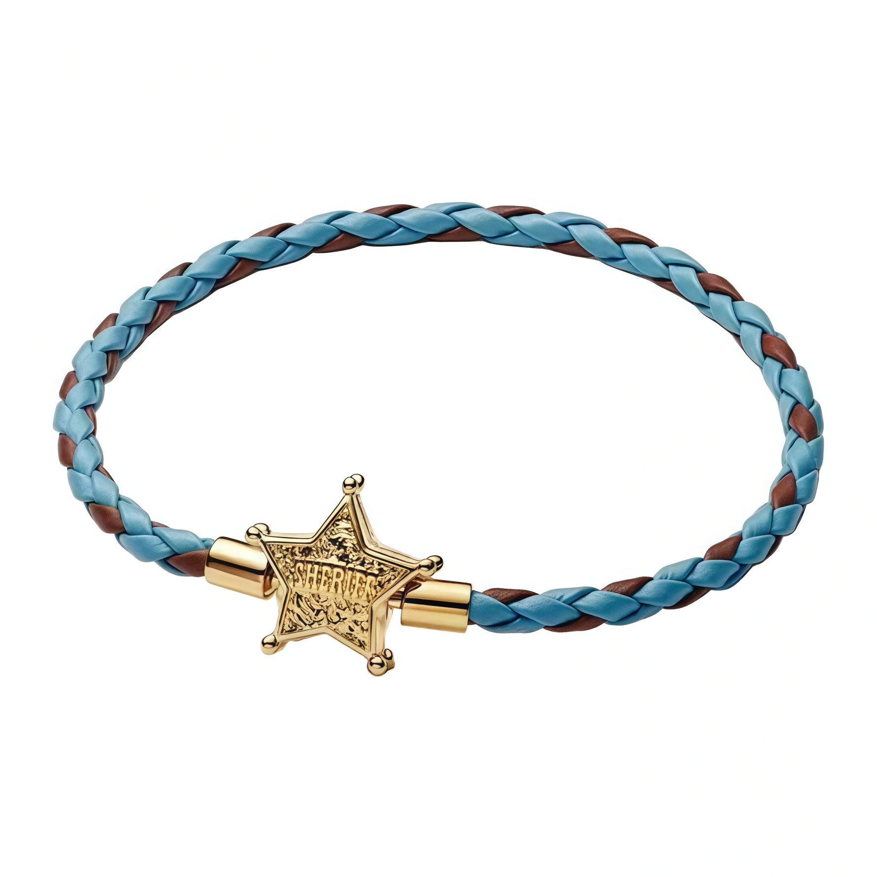 Apporte une touche western et ludique à ton poignet avec ce bracelet inspiré de Toy Story et de l’étoile de shérif de Woody. Son design original mêle l’esprit du Far West à une finition élégante, pour un accessoire à la fois tendance et emblématique. Un bracelet plein de caractère, parfait pour les fans de Disney Pixar et des aventures de Woody.

Caractéristiques :

-&nbsp;Matière : Argent 925.
-&nbsp;Design : Étoile de shérif avec finition brillante et détails soignés.
-&nbsp;Dimensions : Taille confortabl