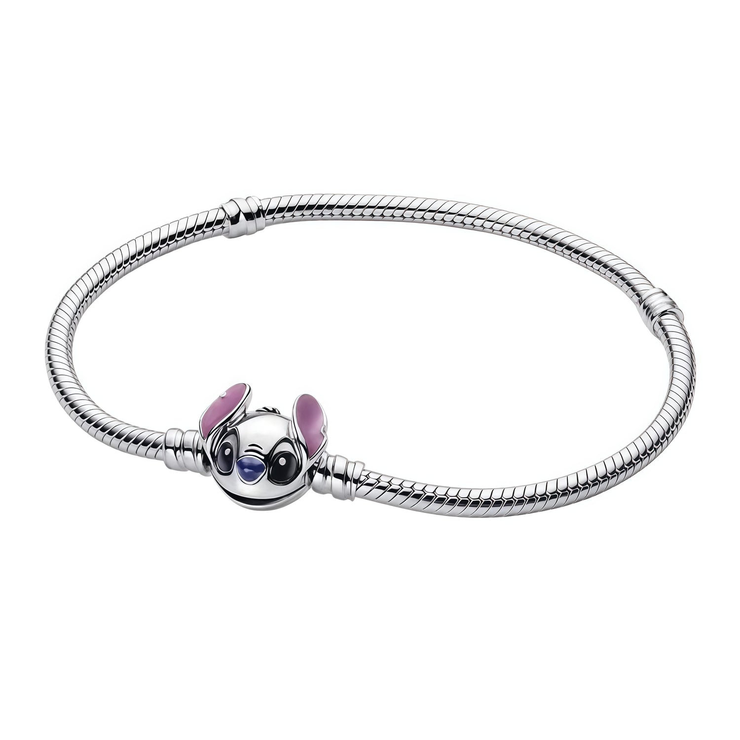 Apporte une touche joyeuse et pleine de caractère à ton style avec ce bracelet Stitch. Inspiré de l’univers Disney, il met à l’honneur le célèbre personnage dans un design original, amusant et attachant. Un bijou parfait pour les fans de Lilo et Stitch qui veulent porter un accessoire à la fois tendance et symbolique.

Caractéristiques :

- Matière : Argent 925.
- Design : Bracelet Stitch avec finitions soignées.
- Dimensions : Taille délicate et confortable à porter.
- Style : Bijou Disney, raffiné et orig