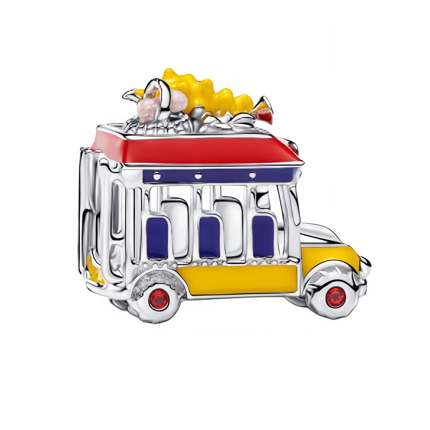 Charm coloré représentant une chiva colombienne traditionnelle, symbole emblématique de la culture et du patrimoine colombien. Son design original et plein de détails apporte une touche joyeuse et dépaysante à votre bracelet, parfaite pour célébrer vos origines, vos voyages ou votre amour de la Colombie.

Caractéristiques :

- Matière : Argent 925.
- Design : Autobus chiva colombien traditionnel avec détails colorés.
- Style : Coloré, culturel et original.
- Symbolique : Colombie, voyage, tradition et convi