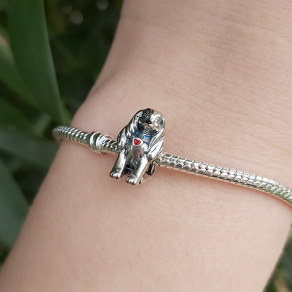 Ajoutez une touche de grâce et d'élégance à votre collection avec ce Charm - Belle, en argent sterling S925. Inspiré de la douce Belle du classique Disney, La Belle et le Clochard, ce charm capture son charme raffiné et son amour fidèle pour Clochard. Représentant la beauté intérieure et la loyauté, Belle incarne l'élégance et l'amour authentique, parfait pour ceux qui admirent cette romance touchante.