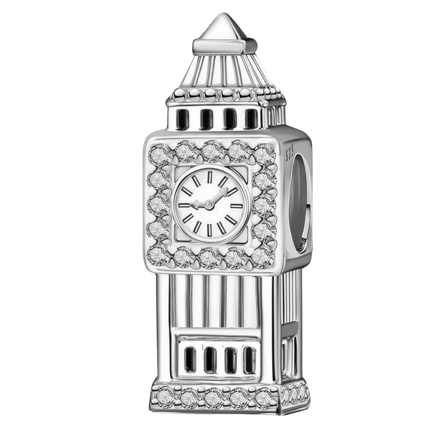 Ajoutez une touche britannique à votre collection avec ce charm représentant Big Ben, l'icône intemporelle de Londres. Fabriqué en argent 925, ce bijou symbolise l’élégance, l’histoire et la majesté de la capitale anglaise. Parfait pour les amateurs de voyages et d’architecture, ce charm est un hommage au patrimoine culturel et à l’esprit raffiné de Londres.
