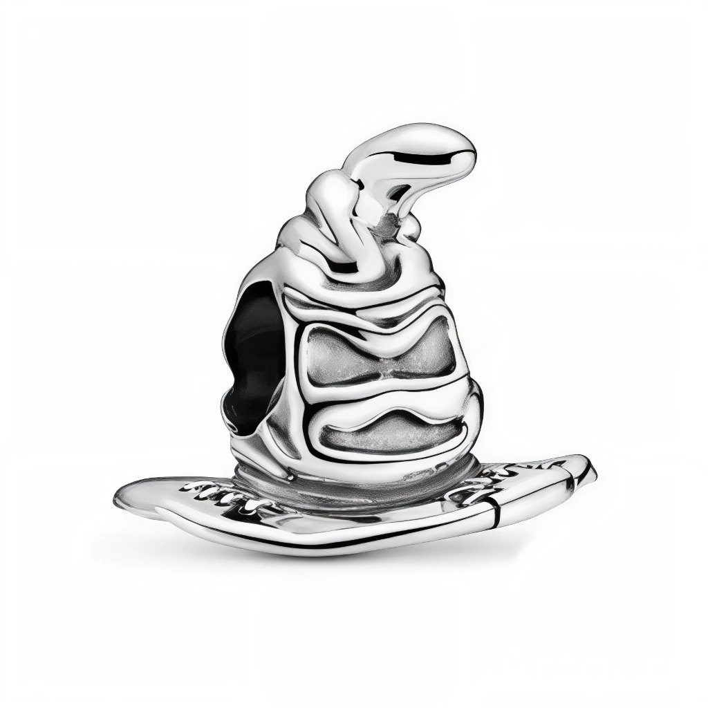 Laisse le destin décider avec ce charm Chapeau Choixpeau Harry Potter en argent sterling 925, réplique usée et malicieuse du couvre-chef millénaire qui trie les premières années depuis la fondation de Poudlard. Sa forme effilochée, sa bouche chantante et ses yeux perçants capturent le moment magique où "GRYFFONDOR !" retentit dans la Grande Salle. Suspendu à une bélière lisse compatible bracelets Pandora, ce bijou prophétique murmure tes qualités cachées à chaque mouvement. Poinçonné S925, sans nickel et Ré