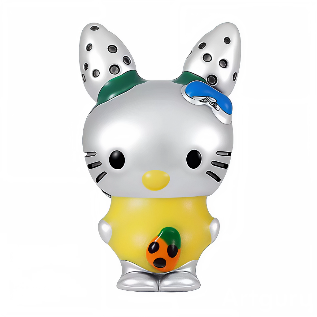 Ce charm futuriste dépeint un chaton gris argent aux oreilles tachetées blanches et noires, coiffé d’un ruban bleu, portant une combinaison jaune vif avec accents verts et orange sur un petit marsupial pendu. Les yeux jaunes pétillants et le sourire espiègle ajoutent une vibe kawaii high-tech. Symbole de fantaisie cosmique et de style audacieux, il dynamise tout bracelet d’une énergie ludique.

Caractéristiques :

Matière : Argent 925 (S925) avec émail jaune, vert, orange et bleu.
Design : Chaton oreilles t