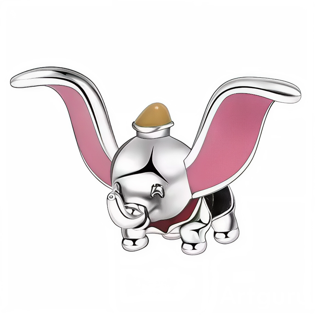 Ajoutez une note magique et attendrissante à votre bracelet avec ce charm Dumbo. En argent 925, il représente l'éléphant volant, symbole de courage et d'amour inconditionnel.