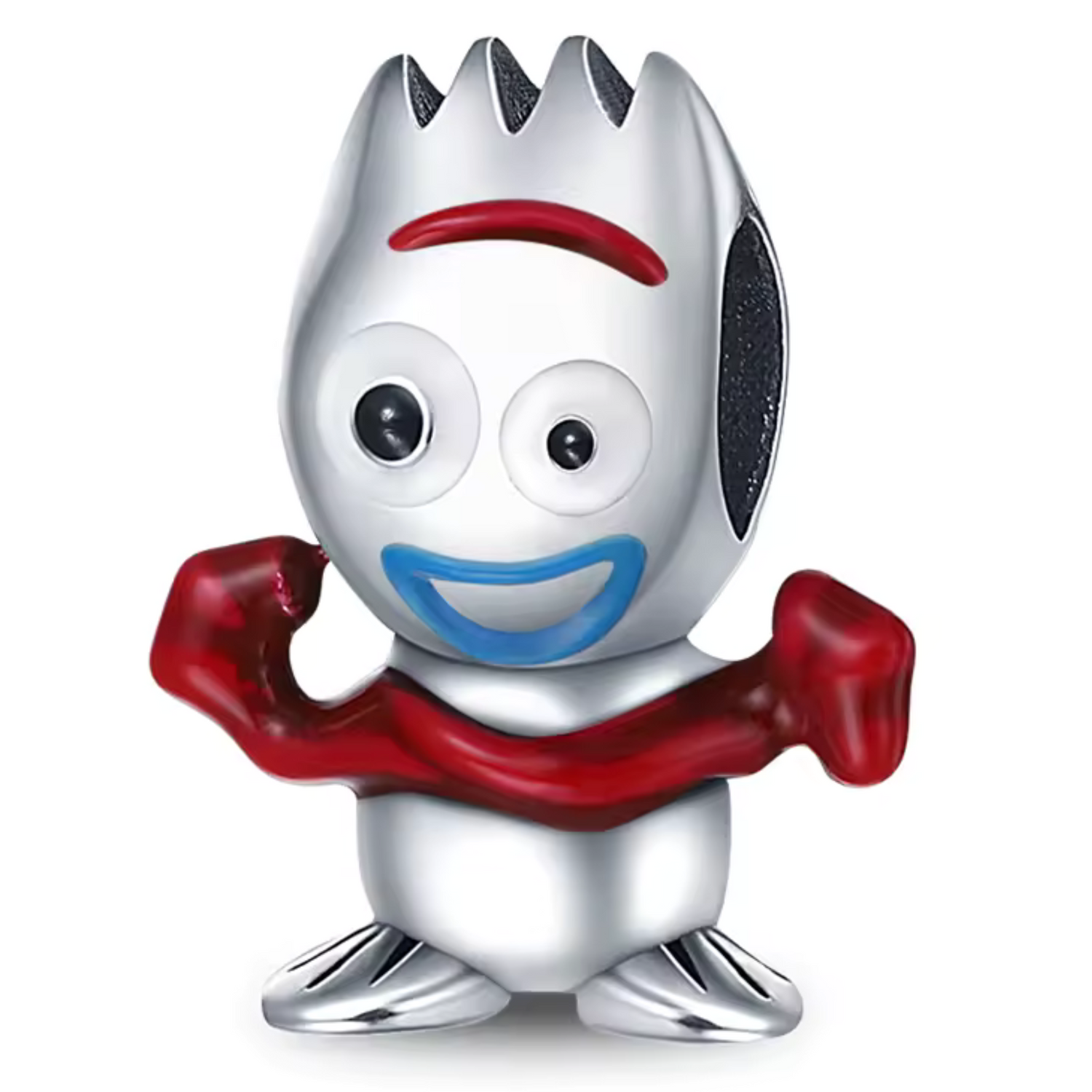 Découvrez la magie de Toy Story avec ce charm en argent sterling S925, représentant la célèbre fourchette de Forky. Ce charm amusant et original capture l’esprit ludique et l’amitié des personnages de Pixar, faisant de lui un incontournable pour les fans de cette franchise emblématique. Parfait pour ajouter une touche de nostalgie et de créativité à votre collection, ce charm est idéal pour ceux qui apprécient l'univers des jouets et les histoires touchantes.