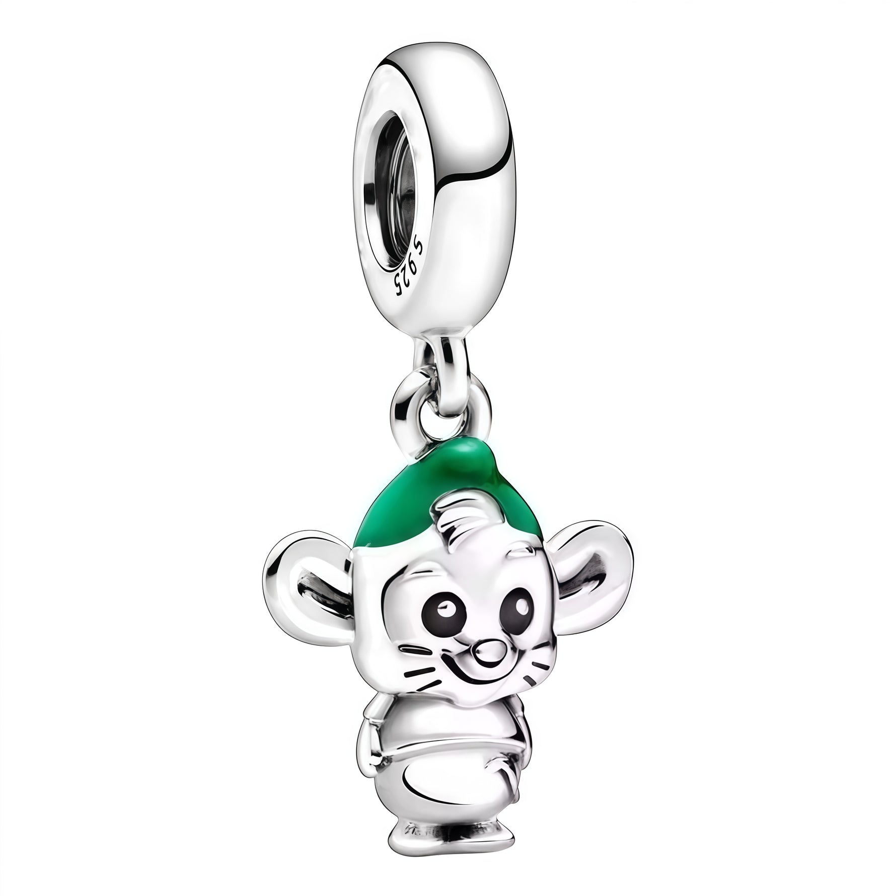 Apporte une touche tendre et espiègle à ton bracelet avec ce charm Gus de Cendrillon. Inspiré de la célèbre petite souris Disney, ce bijou met en valeur Gus avec un design détaillé, une expression adorable et des finitions soignées. Un charm plein de douceur et de charme, parfait pour les fans de Cendrillon et des personnages attachants.

Caractéristiques :

- Matière : Argent 925.
- Design : Souris Gus de Cendrillon en version charm, avec finitions précises.
- Dimensions : Taille délicate et confortable à 