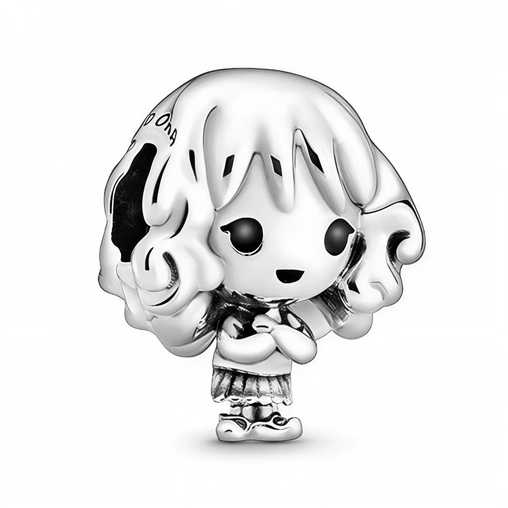 Illumine ton poignet de génie sorcier avec ce charm Hermione Granger Harry Potter en argent sterling 925, portrait miniature de la sorcière la plus brillante de Poudlard. Ses boucles indomptables, lunettes sages et baguette prête capturent l'esprit studieux de la préfète Gryffondor, toujours un livre à la main et un sortilège en tête. Suspendue à une bélière lisse compatible bracelets Pandora, elle incarne l'intelligence magique et l'amitié indéfectible du Trio d'Or. Poinçonné S925, sans nickel et Polyjuice